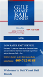 Mobile Screenshot of galvestoncountybailbonds.com